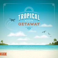 Tropical Beach Background N6
