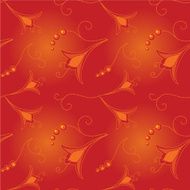 vector flower and berry pattern N2