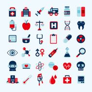 Medical icons set N18