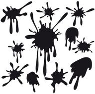 several hand made blots