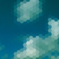 abstract blue hexagon pattern background N13