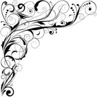 Corner Floral Design N2