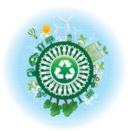 recycling symbol and environmental conservation