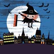 Witch over a Town