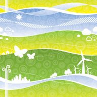 Green World Background - Seamless Tile