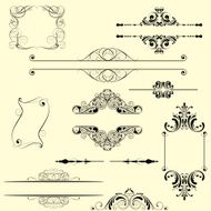 Set frame and decorative element