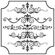 Vector ornaments set