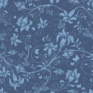 Seamless floral wallpaper N76