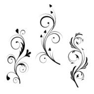 Black vector design