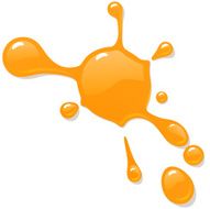 Orange blot