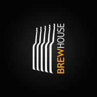 beer glass bottle design background