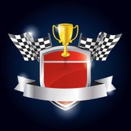 Car Racing Winner Badge N2