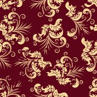 grunge floral seamless background N4