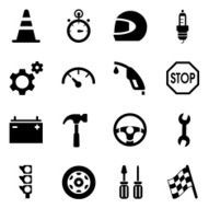 Auto Racing Icons