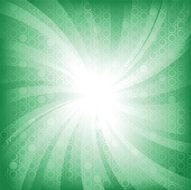 Green Circle Burst