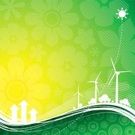 Green Power Background