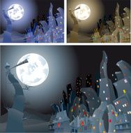 Big-Cartoon-City at Night