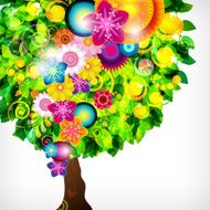 colorful tree N4
