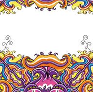Abstract floral background series