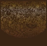 Floral background N1439