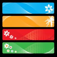 Season banner for your design