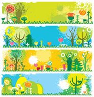 spring banners N11