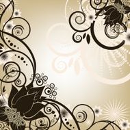 vintage floral background N52