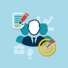 flat team business background