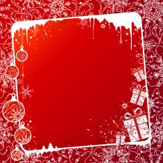 Grunge Christmas banner N6