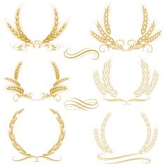 Wheat ornament N11