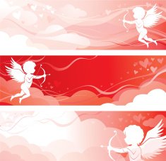 Valentine&rsquo;s banners set N3