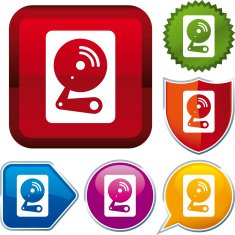 icon series hard disk