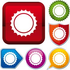 icon series sun (vector)