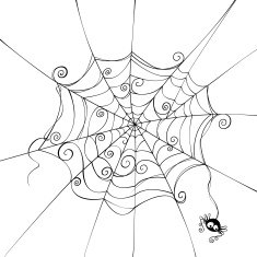Spooky spider web N4