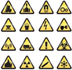 industrial hazard signs N2