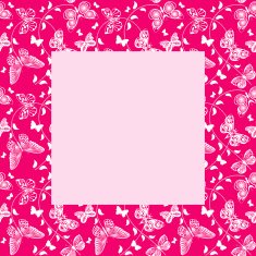 Pink seamless frame