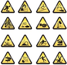 industrial hazard signs N3