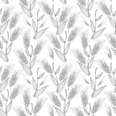 Seamless ornament with rise ears N2