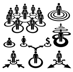 Business Businessman Workforce Team Pictogram