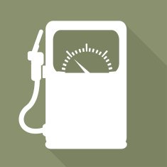 Gas fuel station icon N6