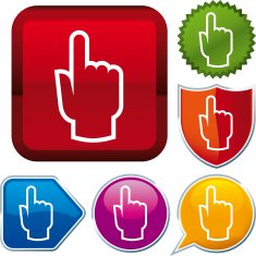 icon series cursor hand