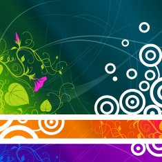 Colorful Floral Background N11