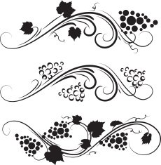 Grape ornaments N5