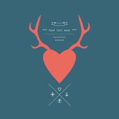 Antlers Isolated Vector N2