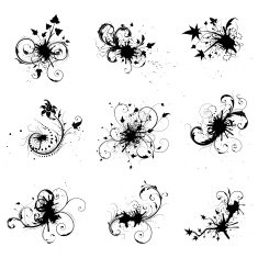 Grunge Swirl Set N2