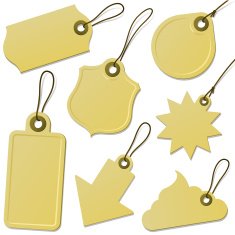 Cardboard tag collection N2