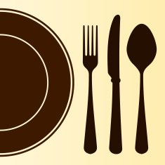 plate and cutlery N6
