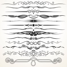 Decorative Rule Lines