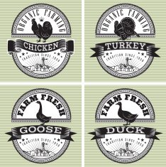 icons rooster turkey goose duck N2