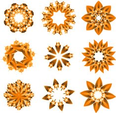 floral and ornamental elements N8